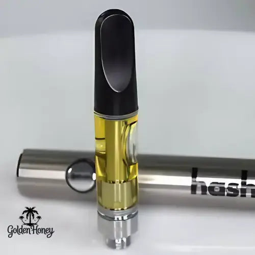 Destilado THC Cápsula Premium de 1ml con aceite orgánico de THC concentrado.