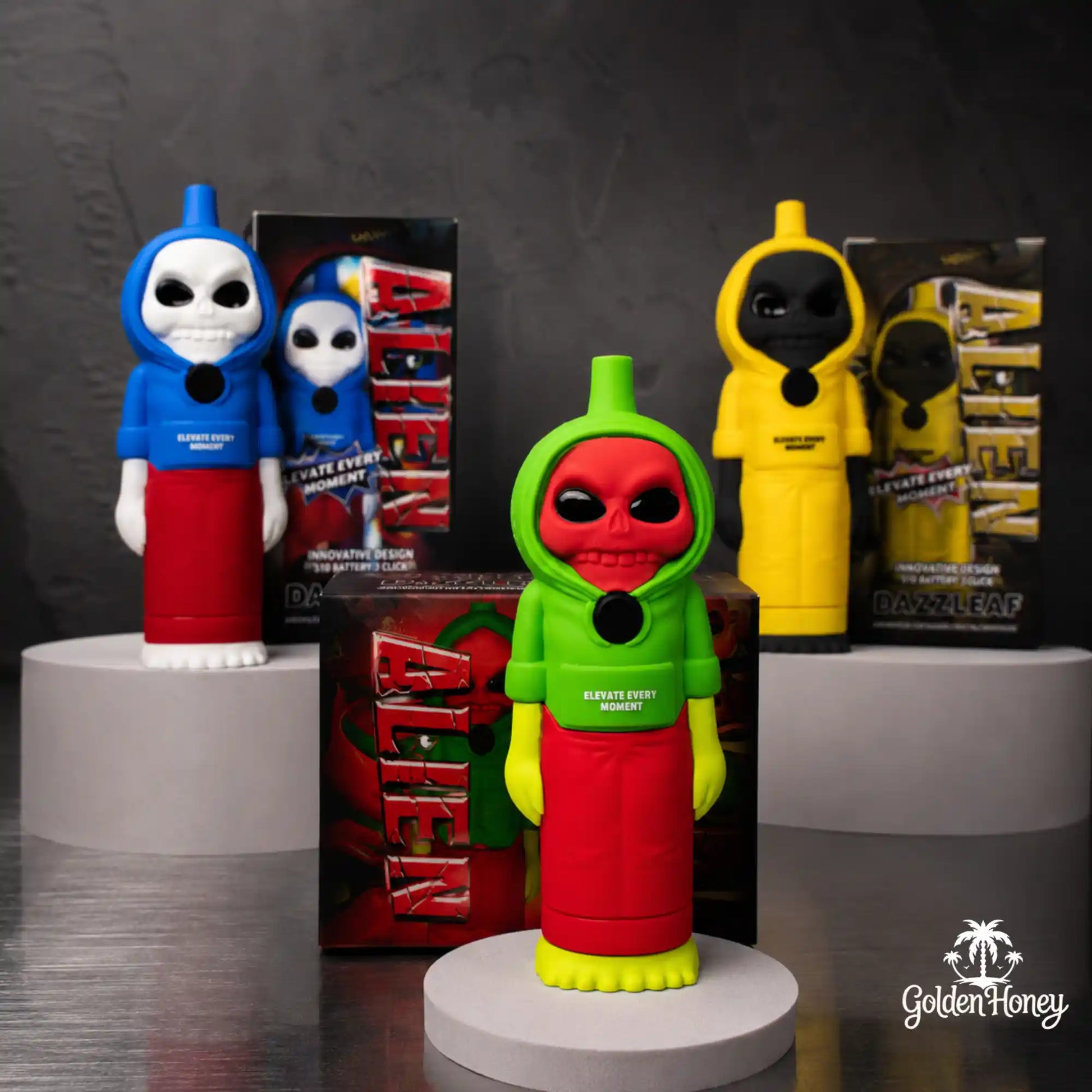 Bateria Dazzleaf Alien, eleva el momento
