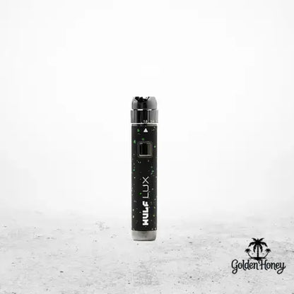WULF LUX batería negra con diseño moderno y ergonómico, ideal para cápsulas rosca 510 de 400mAh.