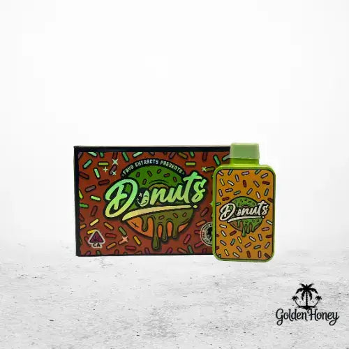 Fryd Donuts 2ML device with colorful packaging showcasing fun donut design and vibrant colors.