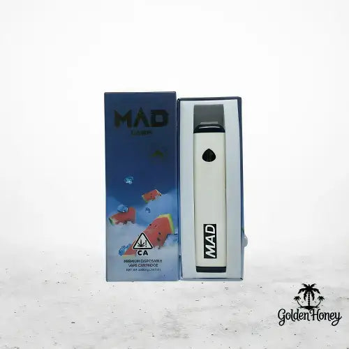 Mad Labs 1ML dispositivo en caja, estilo urbano y diseño compacto para uso fácil.